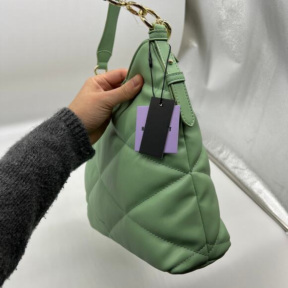 House of Want Convertible RFID Hobo Bag Green Fig - Picture 6 of 16